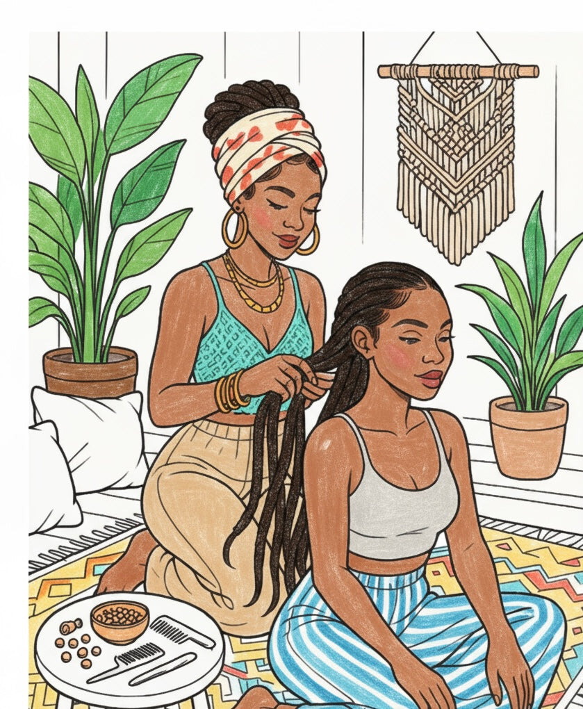 Rooted & Radiant Girlies (Coloring Book)